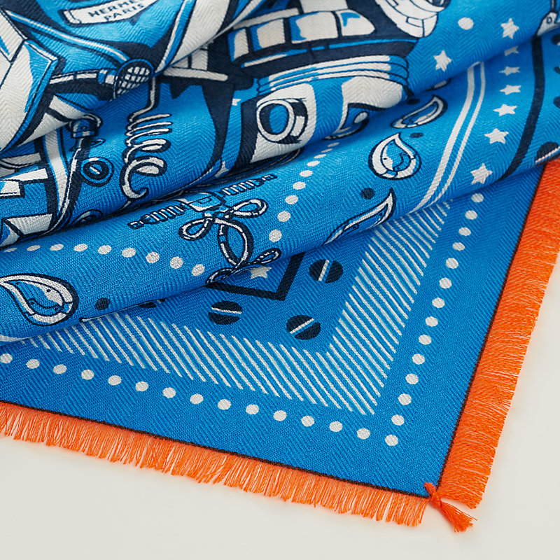 Neo Brandebourgs Bandana Frange scarf 65 | Hermès Australia
